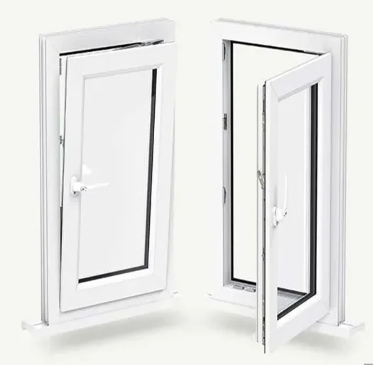 UPVC Interior Glass Modern Bathroom Narrow Frame hung window price
