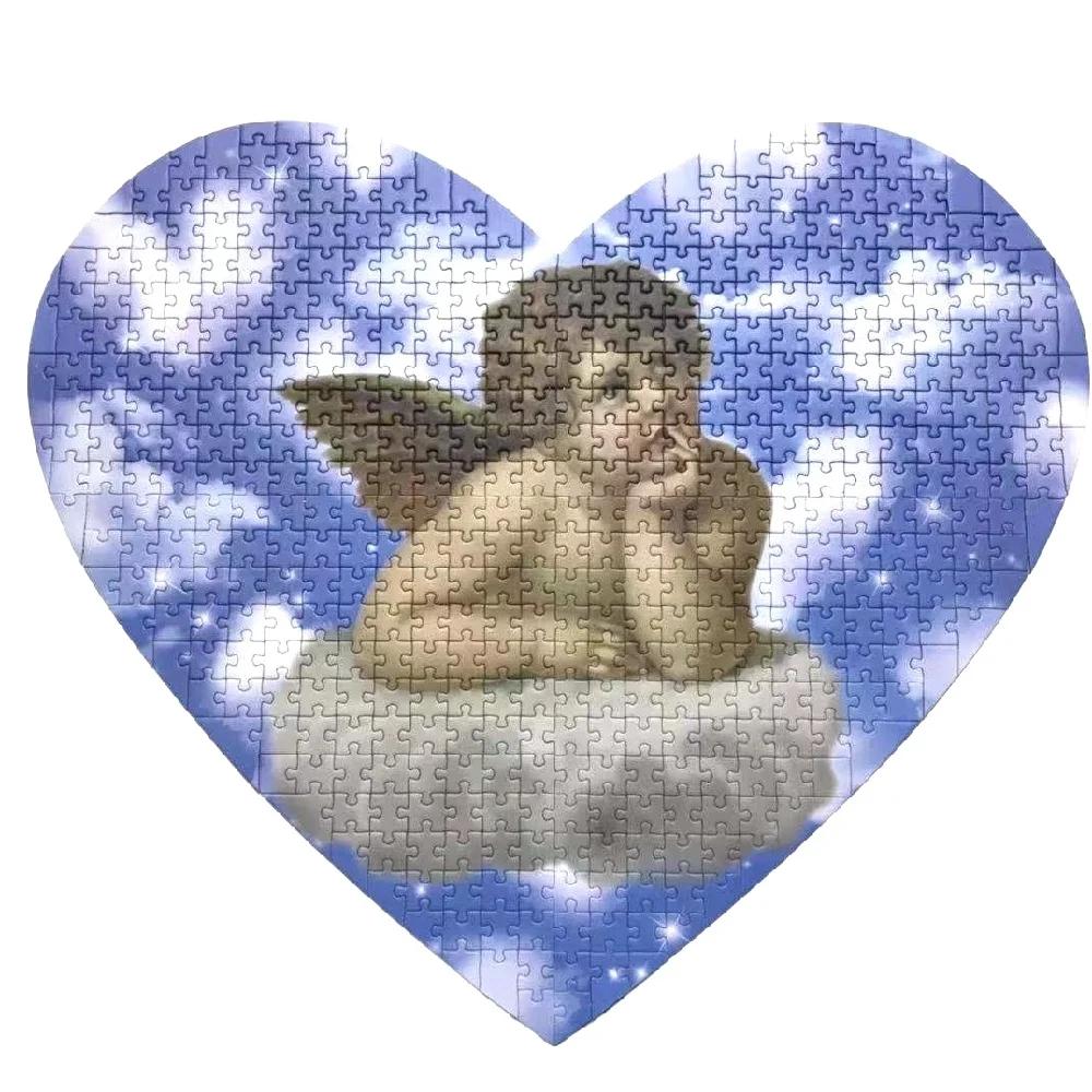 Customize design child paper jigsaw puzzle 50 pieces,100pieces,500 pieces,1000 pieces adult paper puzzle game