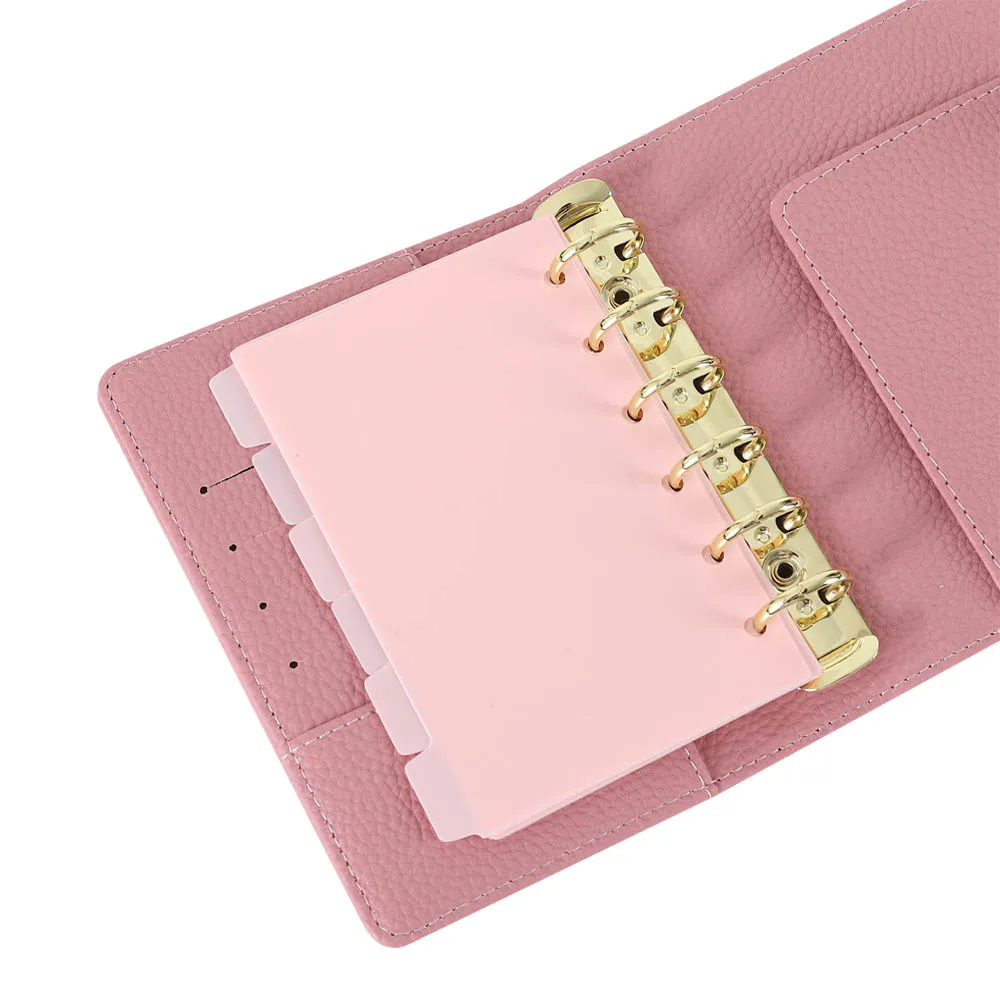 Etsy Best Selling A7 Binder Plastic Index Dividers with 6 Tabs for 6 Ring Bound Personal Planner as Page Separator/Dashboard