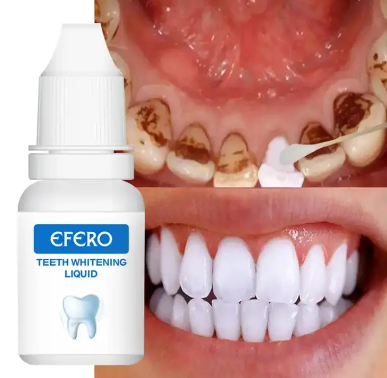 wholesale private label EFERO teeth whitening product Powder dental best snow dental teeth whitening light serum essence liquid