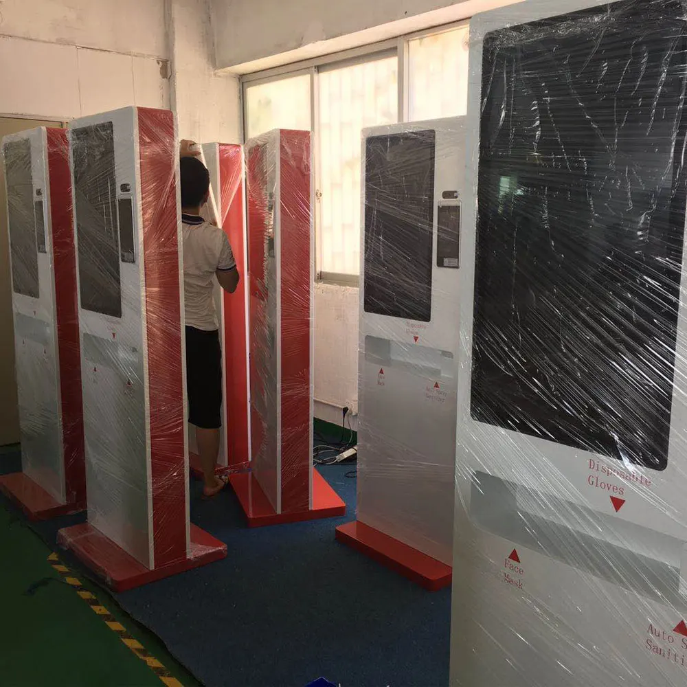  32 дюймов digital signage реклама плеер держатель для дезинфицирующего средства рук автомат ткани