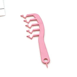 Free Sample INS Amazon Hot selling Z type plastic magic hair comb for Hair Lose Styles Comb