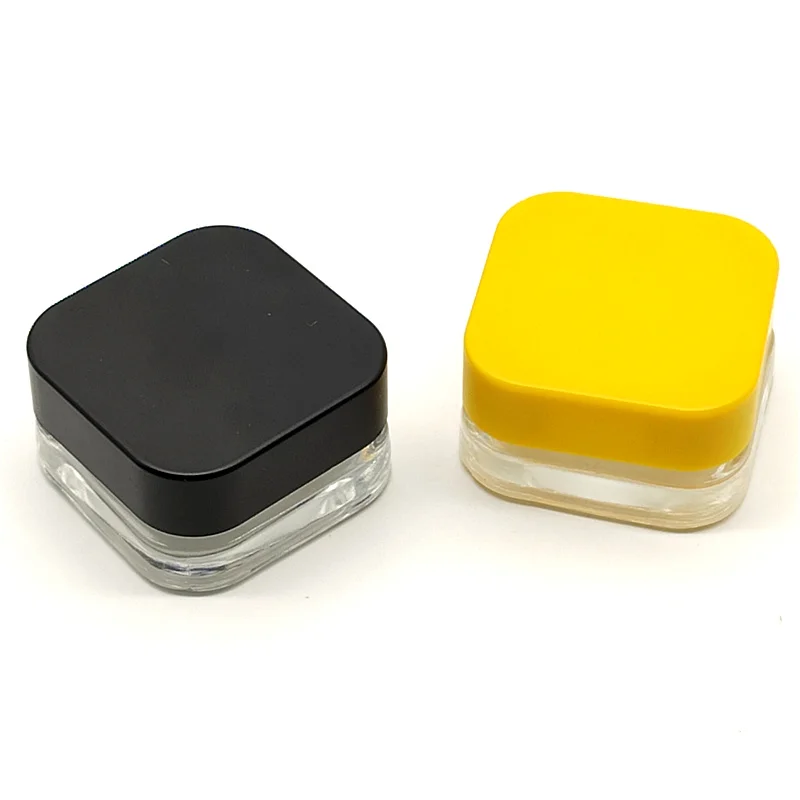 Concentrate 5ml 7ml 9ml square small cube wraps  child resistant square cbd  isolate container/jar