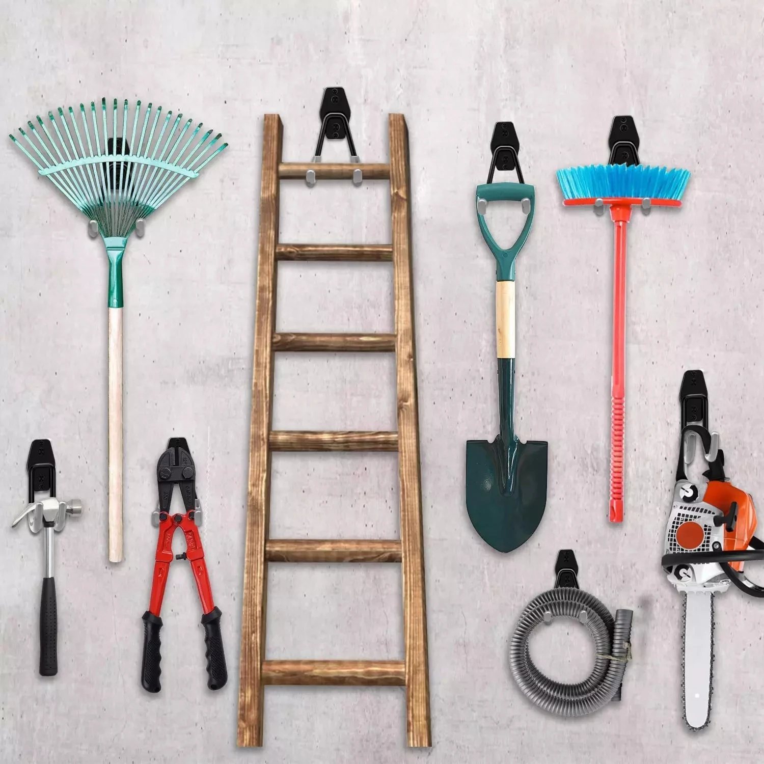 Лидер продаж Amazon, сверхмощные гаражные крючки, стальной инструмент для гаража, настенные крючки для крепления, крючки для хранения в гараже