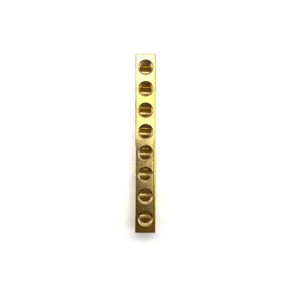 Ampnect 2022 Top Quality Universal Brass Terminal Block Copper  Screw Connecting Brass Terminal Block Neutral Link Connector