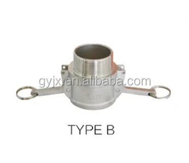 Stainless Steel camlock coupling Type E for hose male end