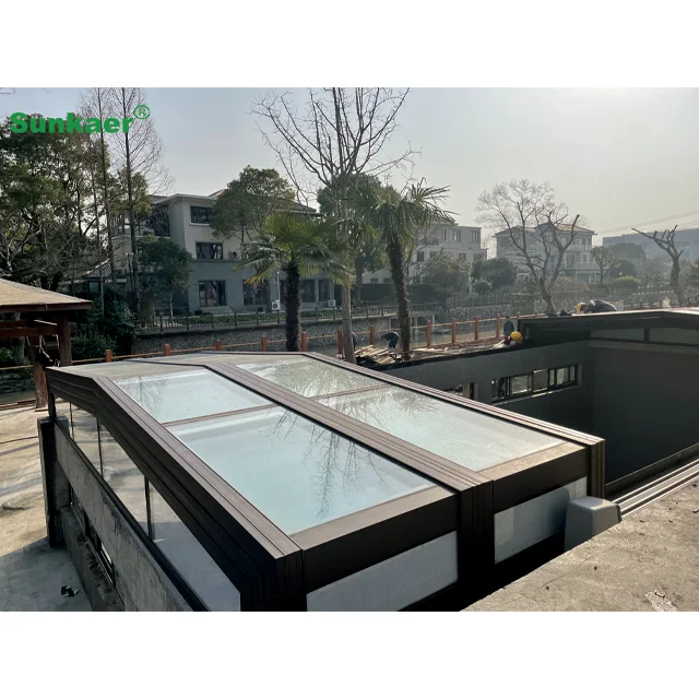 Fast delivery roof polycarbonate patio enclosure rain cover for retractable awning balcony plastic balcony cover