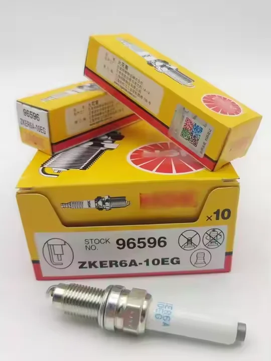 Оригинальная ZKER6A-10EG 96596 платиновая иридиевая Свеча зажигания для VW Cross POLO Golf Skoda NGK свечи