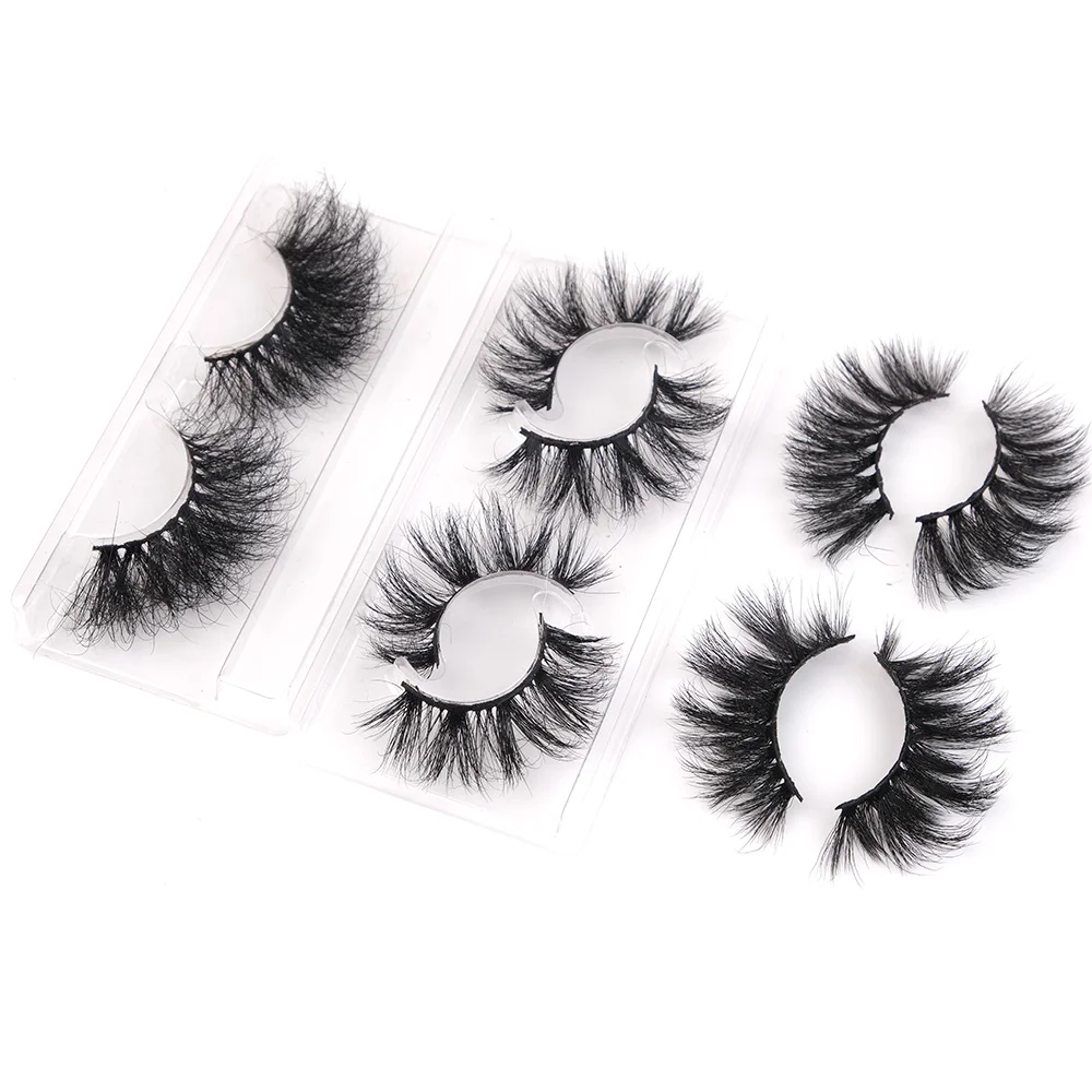 private label handmade faux mink strip eyelashes vendor handicraft own brand with custom box 3d silk false lashes
