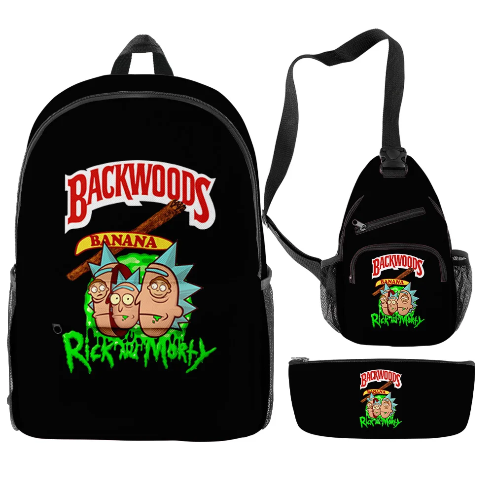
Custom 3D printed wearable backwoods backpack cartoons cool backwoods shoulder bag 3pcs backwood cigars back pack 