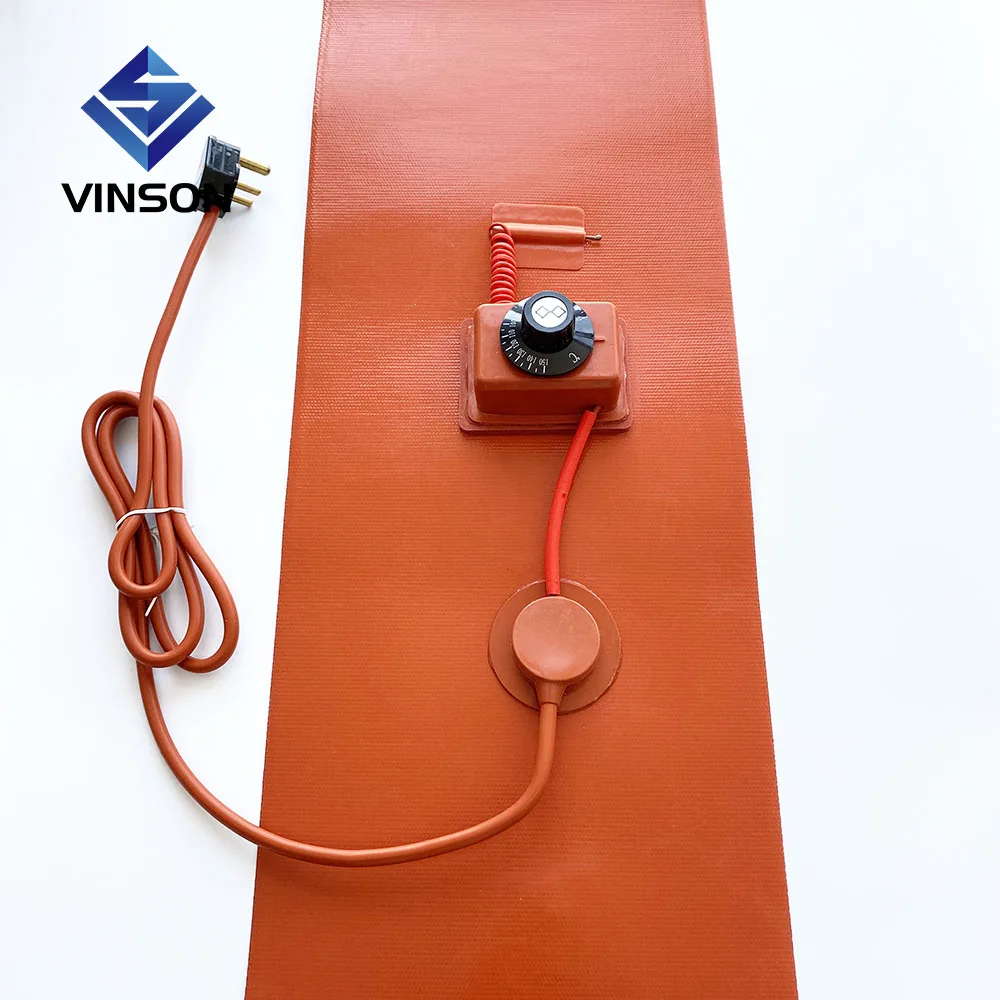 250x1740 мм 220 в 2000 Вт Электрический гибкий силиконовый резиновый 200l масляный барабан нагрева