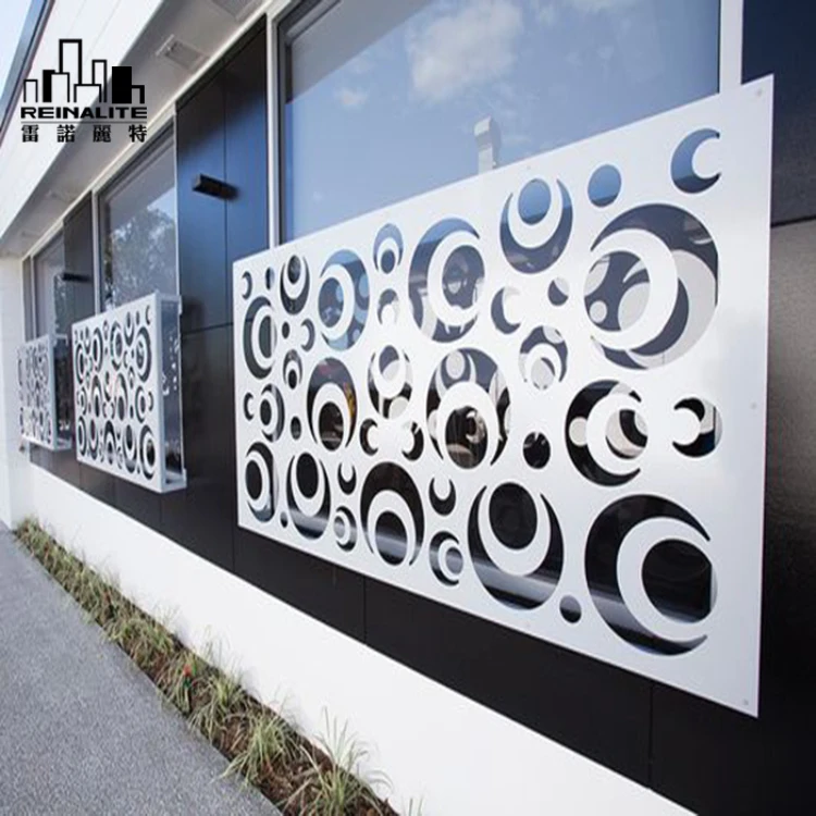 Outdoor Laser Cut Panel Cladding Metal Cladding Aluminum Decorative Wall Panel
