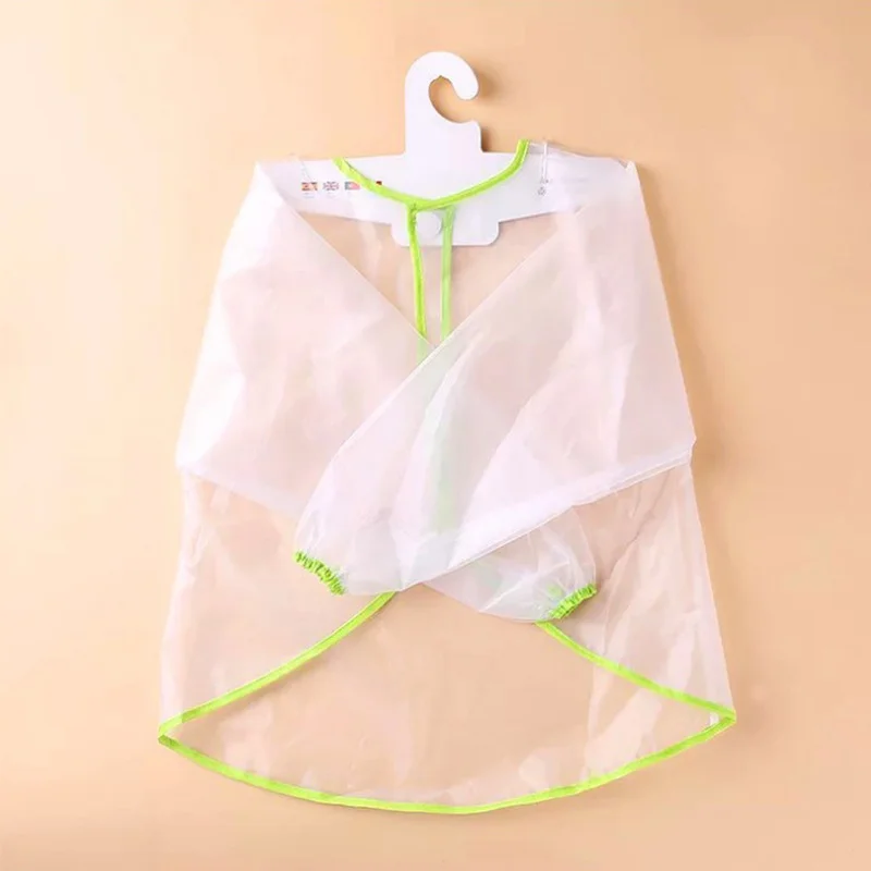 Panwenbo Kindergarten Long Sleeve Transparent Art Painting Clothes Baby Apron