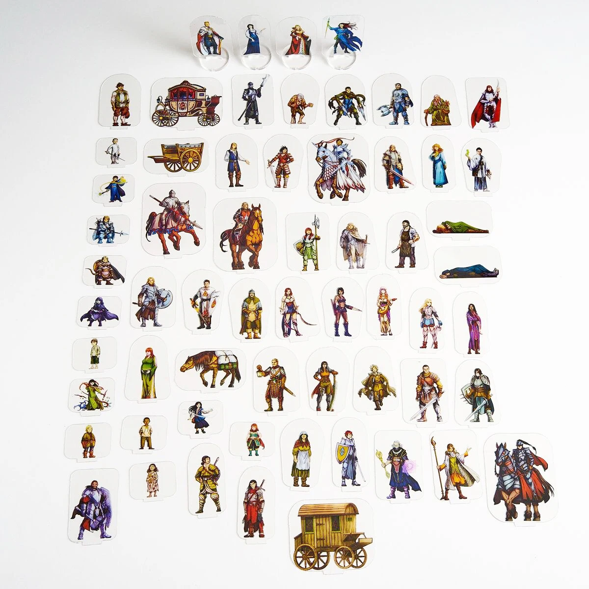 custom anime acrylic 2D mini character figure miniatures for Dungeons and Dragons Dnd Minifigs RPG board game NPC Skinny minis