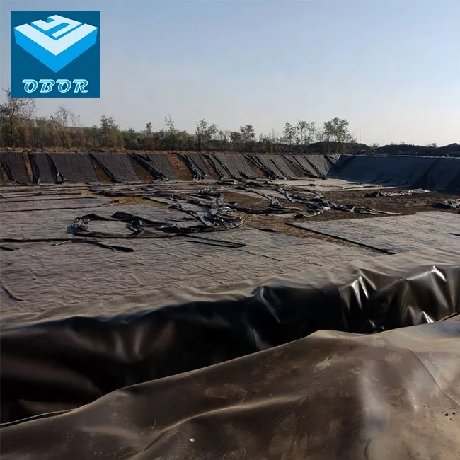 geomembrane hdpe 1mm artificial pool fish pond lake tank liner dam liner pond liner manufacturer price geomembrane