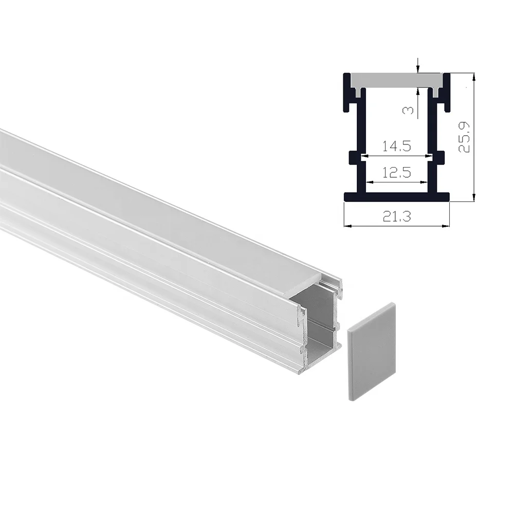 
Wholesale Strong Square Floor Aluminum LED Profile for led strip 
