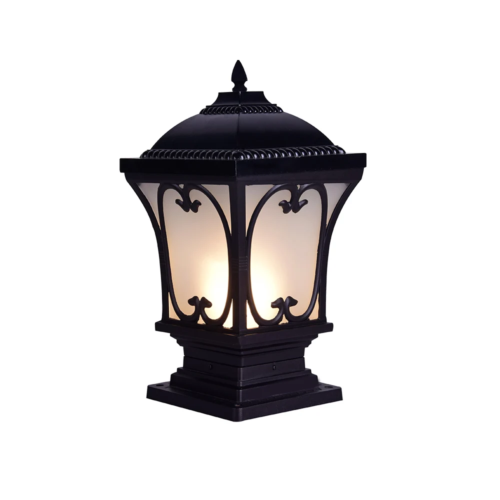 
Hot Selling Outdoor IP65 E27 Aluminium Antique Pillar Lights 