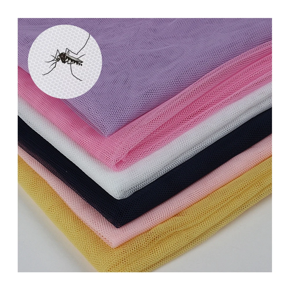 Transparent Mosquito Fabric Manufacturer Mesh Fabric For Mosquito Net Bed Curtains Baby Cribs Cover