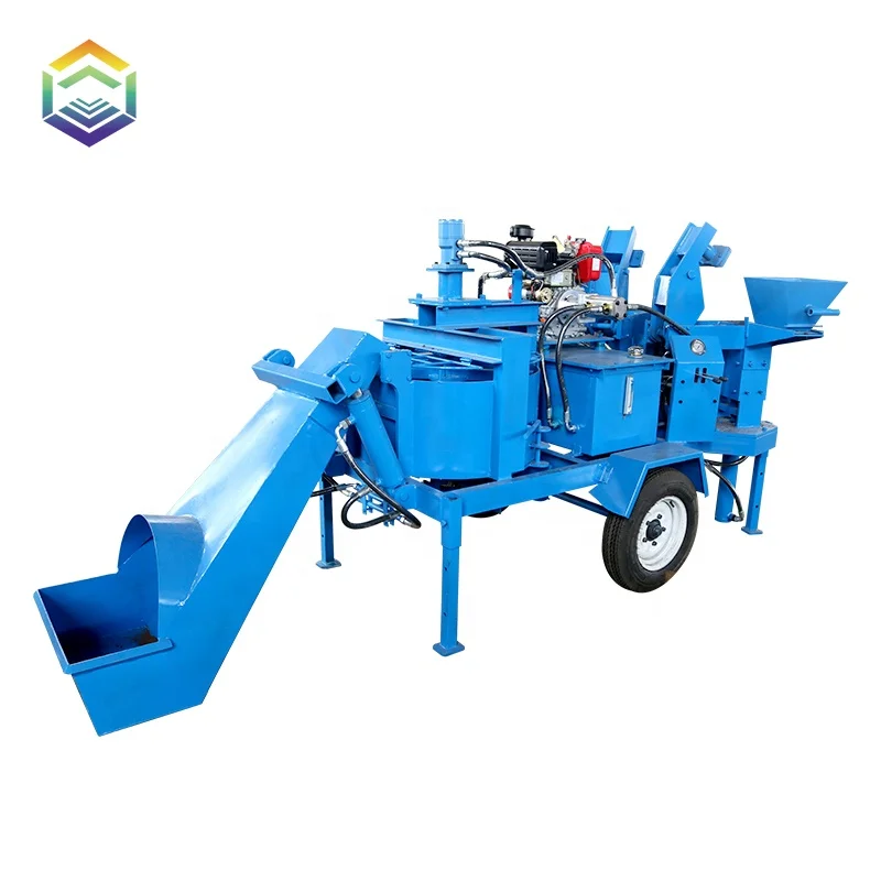 earth soil interlocking earth block machine  on sale from china