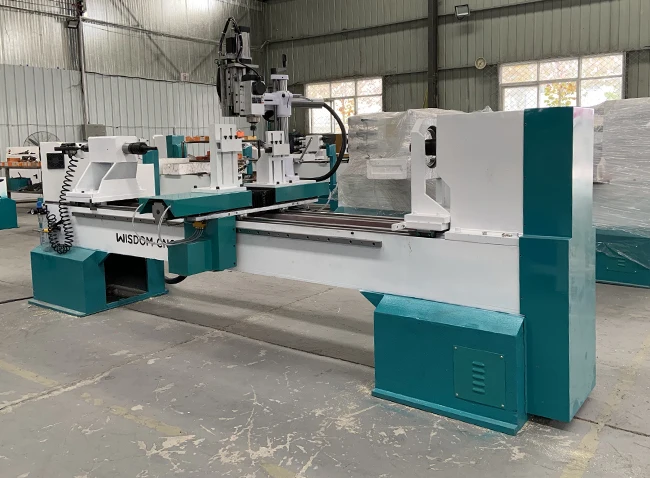 WS-L1530-4S Single head Wood Lathe Machine with CNC Spindle