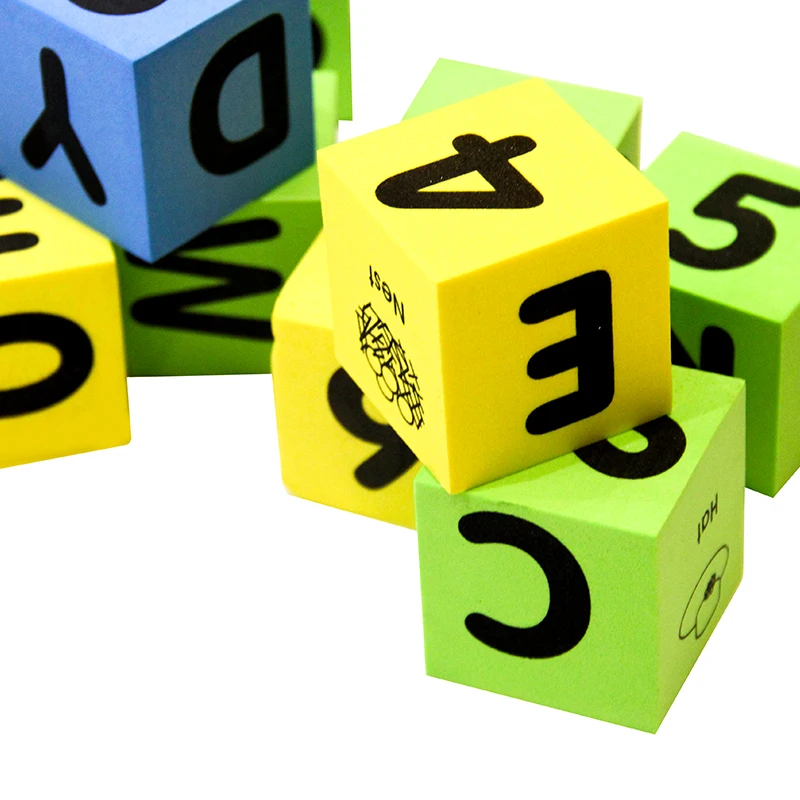 Early Childhood Education Toys Kid Educational Building Blocks Set Multicolor Gift DIY Baby Jigsaw puzzle mats