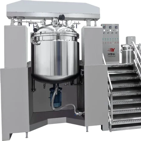 Factory direct sale oem customization wholesale cosmetic cream vacuum emulsifying mixer emulsifier mixer machine