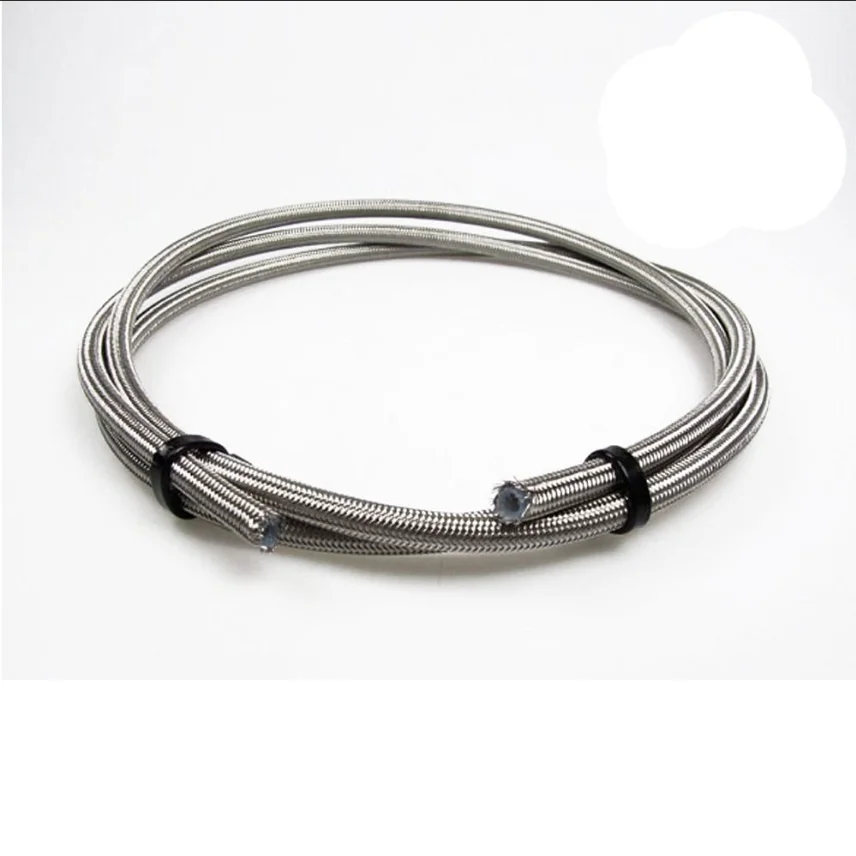 Stainless steel 304 flexible braided ptfe convoluted hose for oil purpose