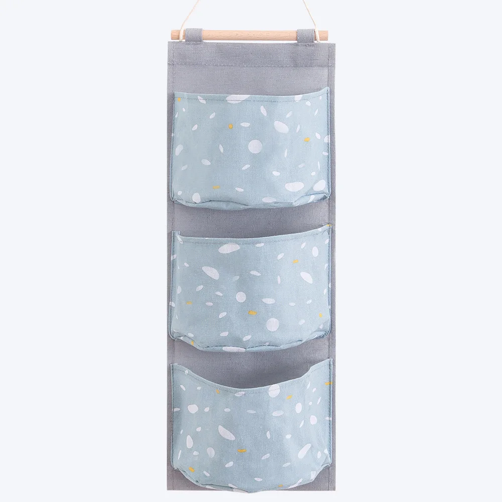 Wardrobe Storage Hanging Bag Wall Door Hanging Sundries Storage Bags Pouch Organizer Wholesale Oxford Cloth Decorative Float