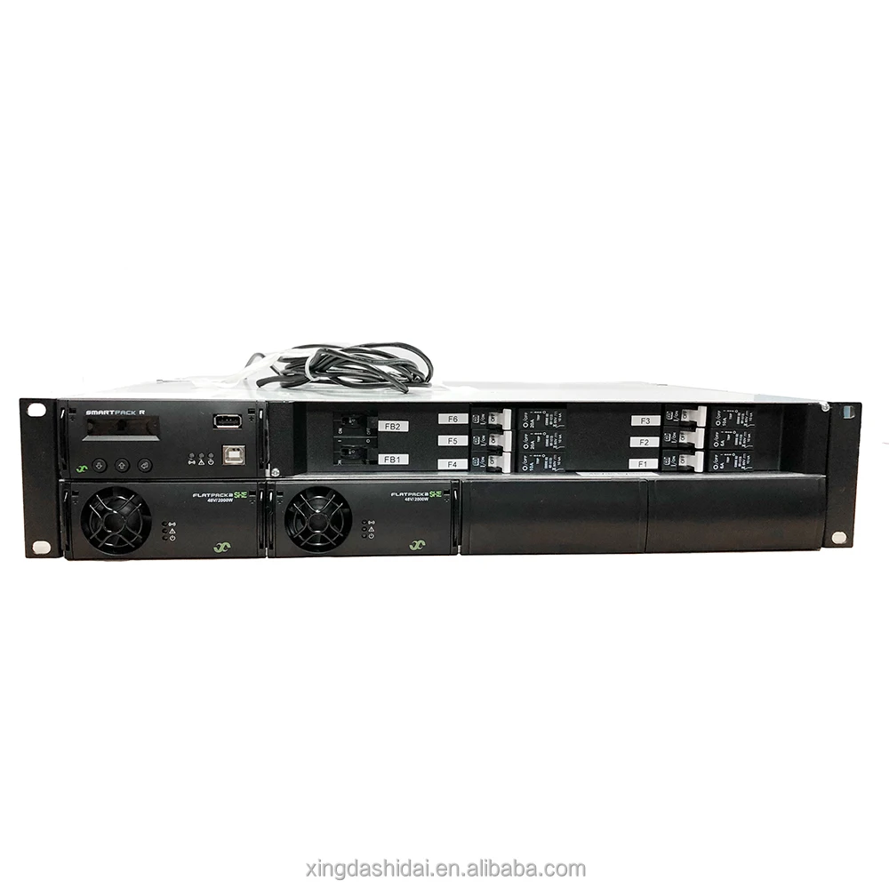 Eltek Flatpack2 DC 2U Integrated Telecom Power Supply System FP2 48V 8KW 1x230V BD (PART NO CTE30402.7000)