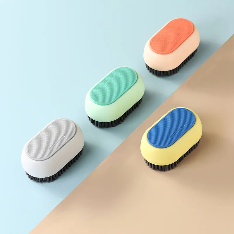 Long Handle Soft  Colorful Laundry  No Shoe Damage Household Cleaning Shoe Washing Brush Set Board Brush Wholesale