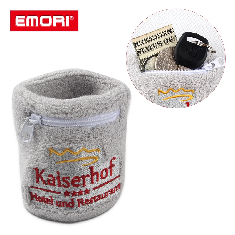 Promotional Skin-friendly Soft Cotton Outdoor Sport Sweatbands with Logo