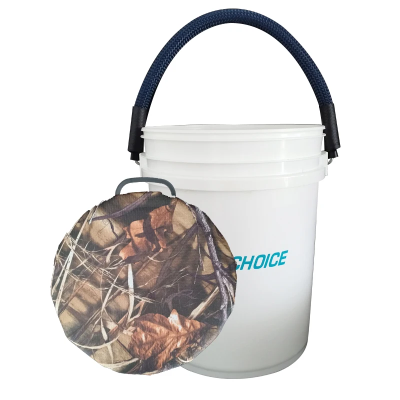 Заводская оптовая продажа 5 галлонов ведро для пищевых продуктов 1 л литров индивидуальный логотип 20 пластиковое рыболовное с крышкой