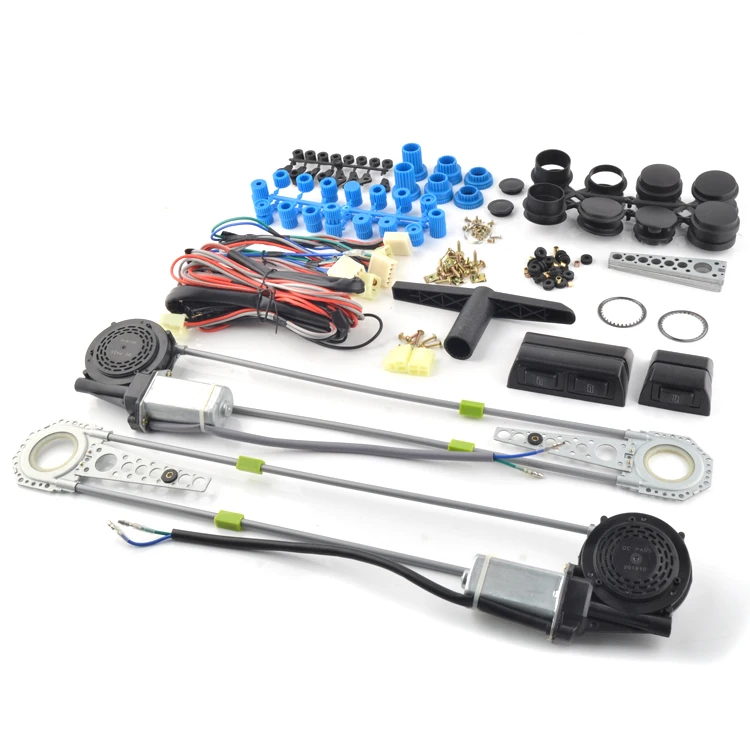 Universal Car 2 Door Power Window Kit Auto Electronics Power Motor Power Window Kit