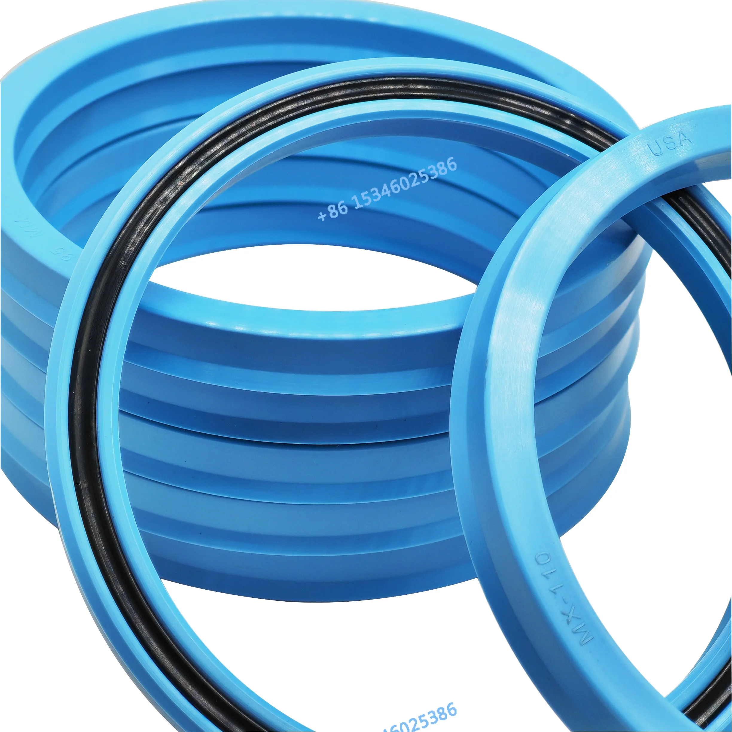Hot mechanical sealing ring of excavator High quality U+S blue reinforced oil seal 90MM