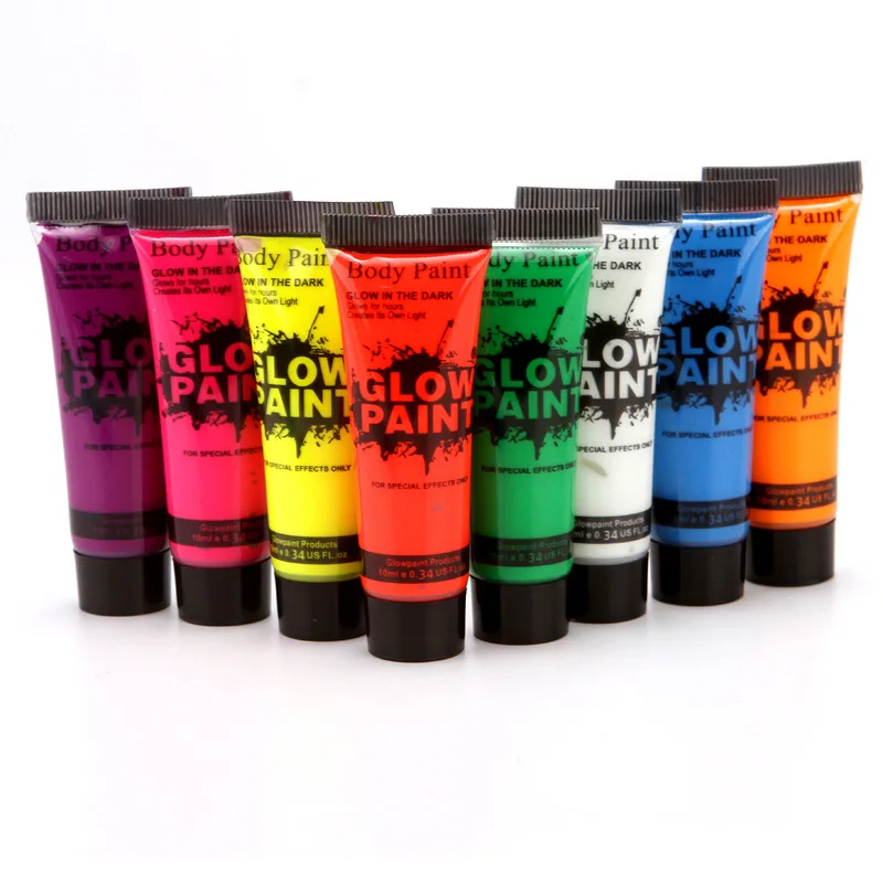 Uv Body Face Paint glow in the dark UV Neon blacklight body paint