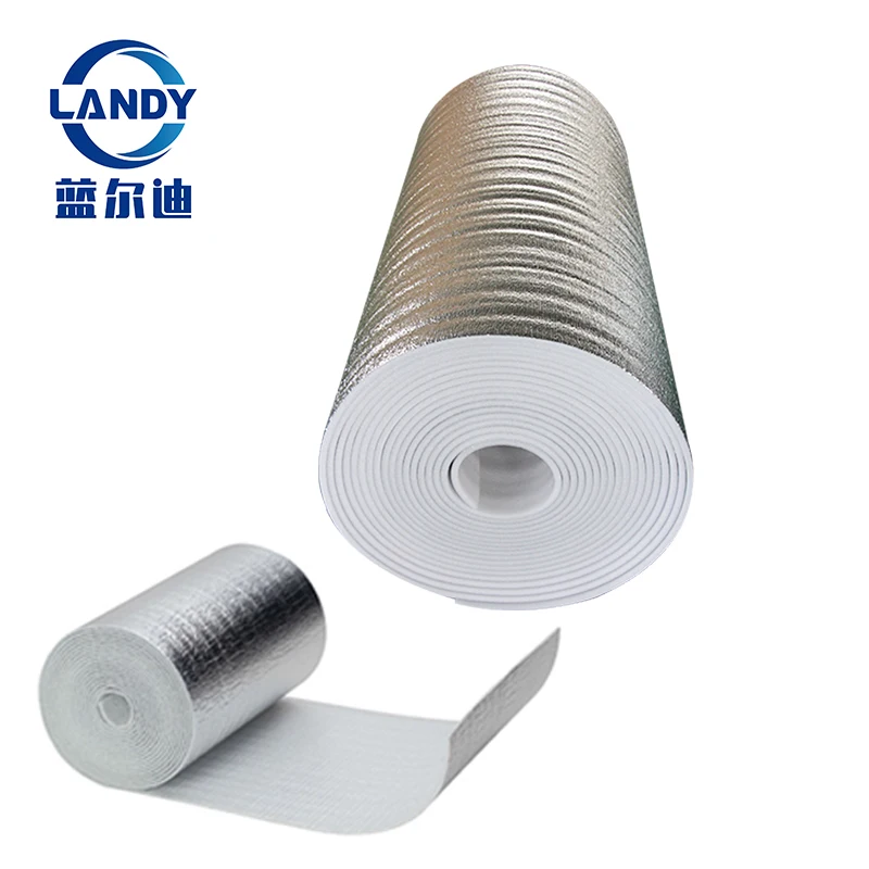 4 inch wall heat reflective foil backed epe xpe foam roll insulation sheets