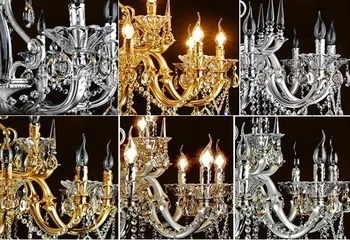 Kristal avize manufacturer in China alibaba hot sale luxury crystal chandelier candle lamp hotel villa decor chandelier lamp