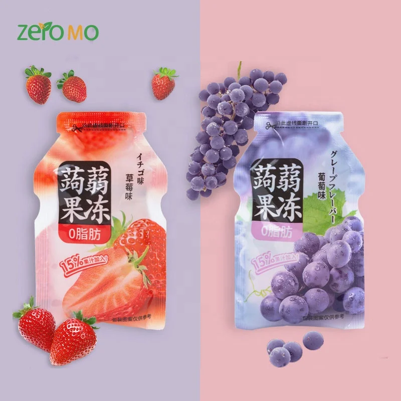 Peach Flavor Ready To Eat Fruit Wholesale Sweet Cool Beverage Snack Afternoon Dessert Konnyaku Jelly