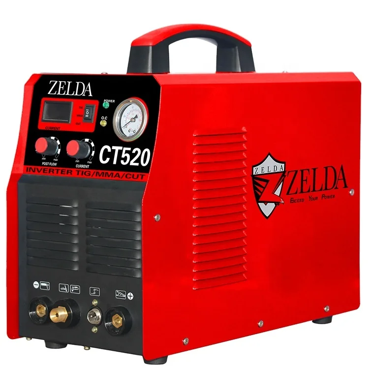 Zelda  hot selling MMA TIG CUT welding machine 2T/4T Metal 3 in 1 Cutting Machine 12mm steel plate Air Plasma Cutter