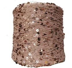 Fashion Trend Pure Cotton Dolls Sequin Yarn Is Used  For Knitting Clothes, Hats And Dolls Sequin Yarn