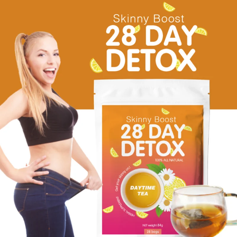 28 Day Detox (evening  tea)Organic Herbal Oolong Tea OEM Weight Management Caffeine-Free Green Tea in Bag or Box for Adults