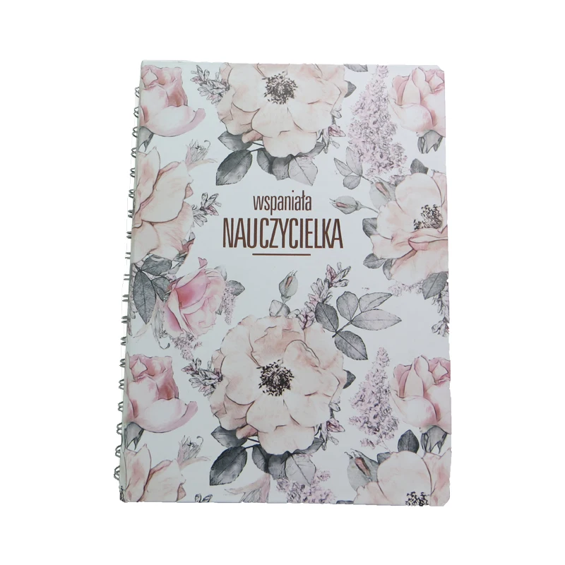 
Custom Creative Spiral Weekly And Monthly Planner Coated Paper Cover Diary Notebook With Customized Sticker 