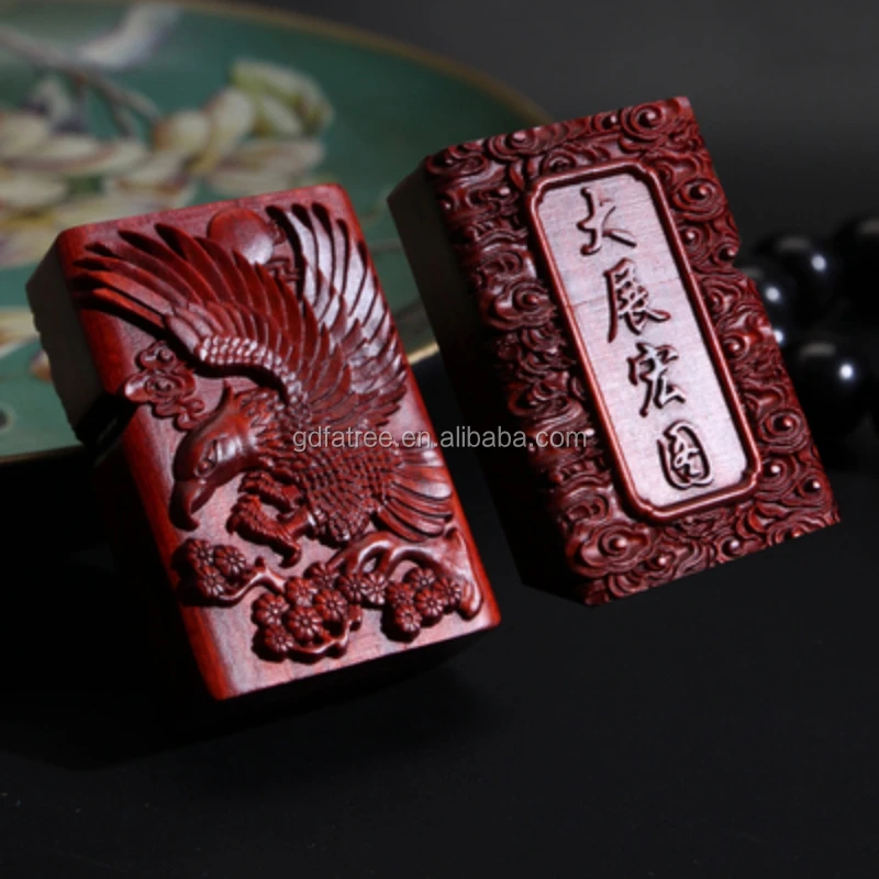 FT-812 Natural creative carved wooden lighter cover for zippo case