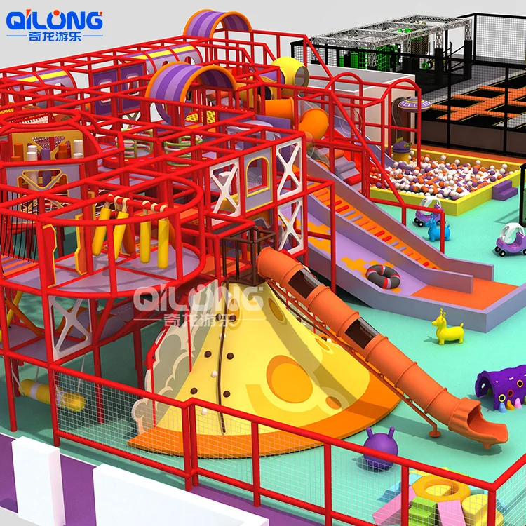 Enchanted Forest Commercial Attraction Soft Play Kids Indoor Adventure Playground Equipment