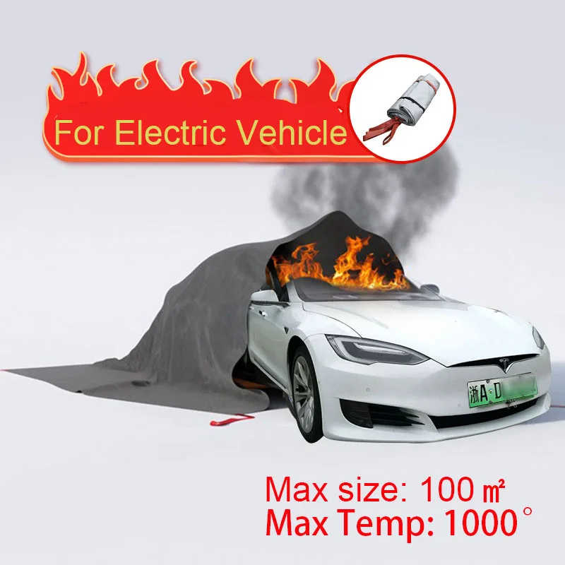 new safe fire fighting equipment Electric vehicle fireproof fire blanket for home  hotel car