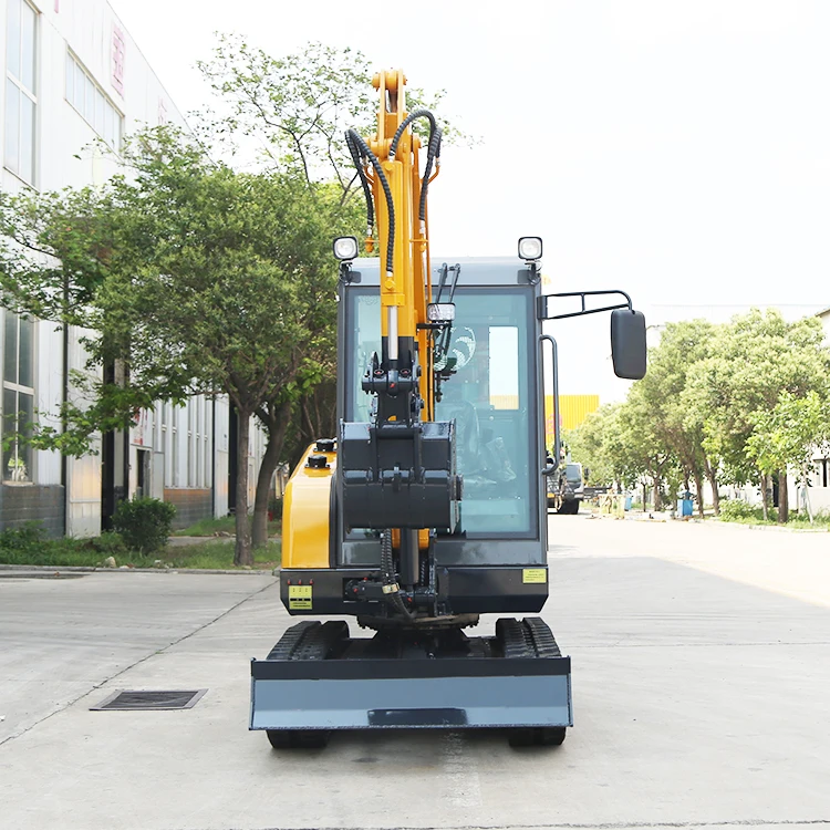 FREE SHIPPING Mini Excavator For landscaping Garden Home Farm Used Backhoe Crawler Digging Trenches Digger