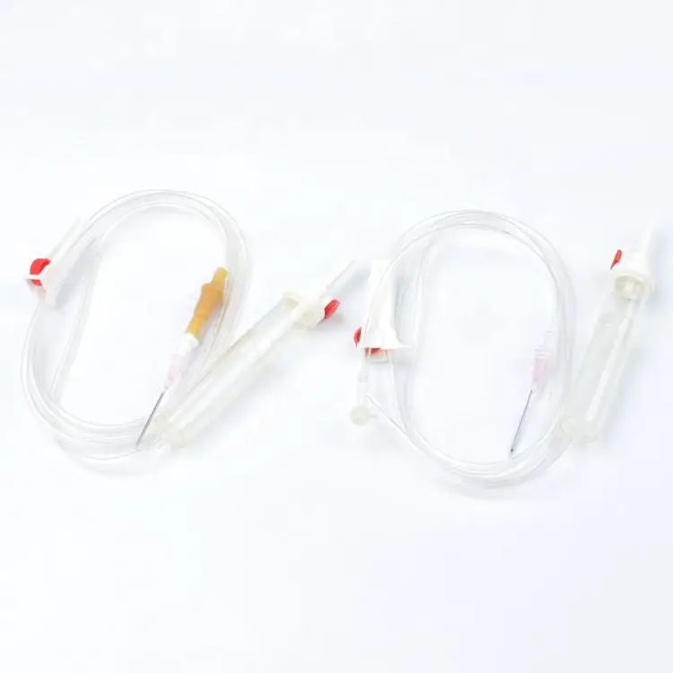 Yingmed Mdma Approved Medical Disposable Blood Transfusion Apparatus Blood Giving Set With Needle Filter Drip Chamber
