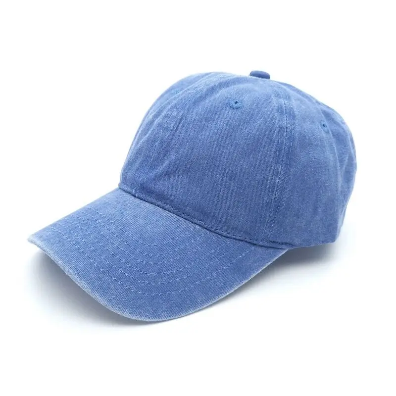 Custom Your Logo Canvas caps back adjustable Dad hat 6 panel  Embroidery trucker cap printing trucker hats sports caps