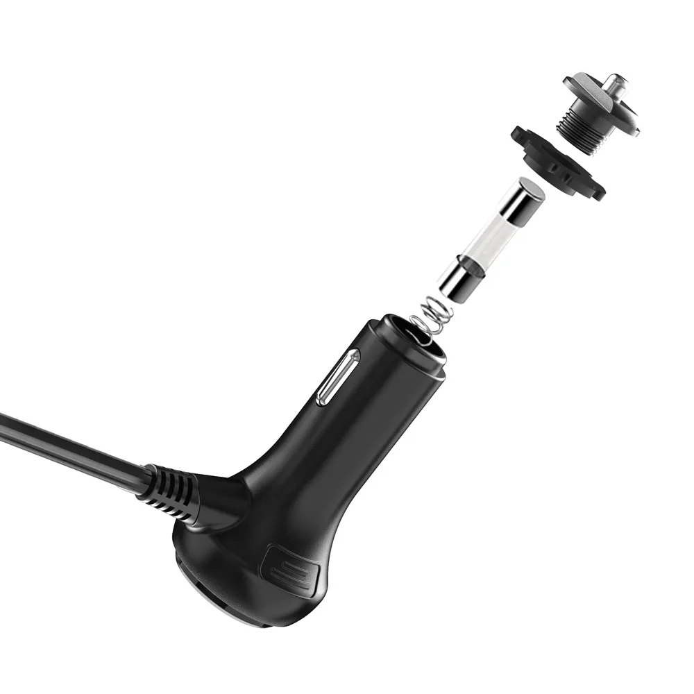 Gadget Electronic 2020 Smartphone Power Adapter DC24V 3 Way Splitter Sockets 4 USB Quick Charge Car Charger