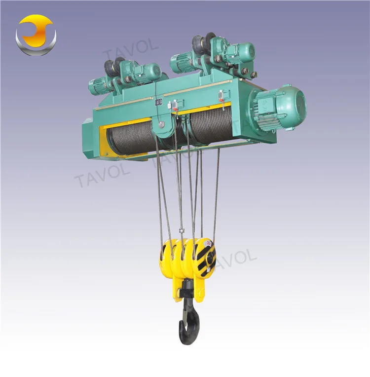 16ton Tavol Wire Rope Hoists Steel Cable Electric Winch Electric Hoist with CE
